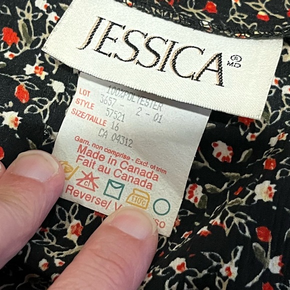 JESSICA – Vintage Floral Culotte Skirt – Size 16 - Picture 2 of 7